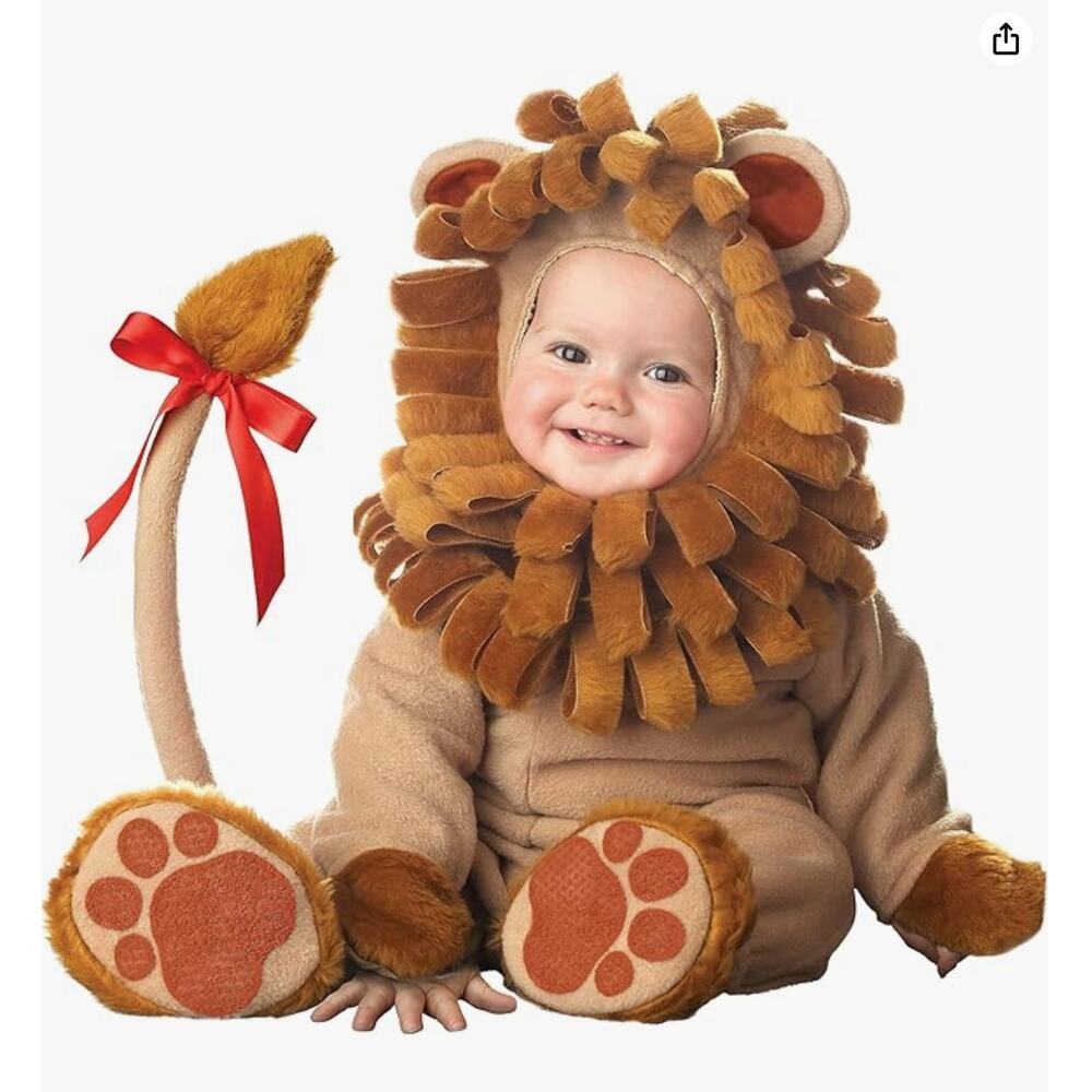 Lil' Lion Infant Costume - Size Med 12-18 months - Barely used